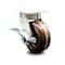 Service Caster 5 Inch Kingpinless High Temp Phenolic Wheel Swivel Caster with Brake SCC SCC-KP30S520-PHRHT-SLB - alternate 1